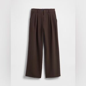 Gap Pleated Wide Leg Trouser Women’s Size 20 Terra Brown NWT